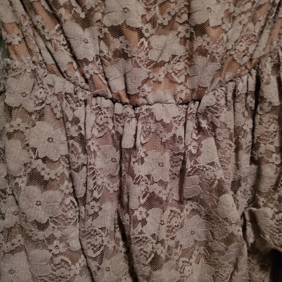 Strapless lace (mid thigh) dress - Picture 3 of 7